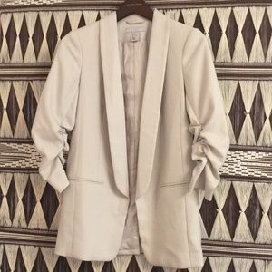 H&M Cream Long Blazer